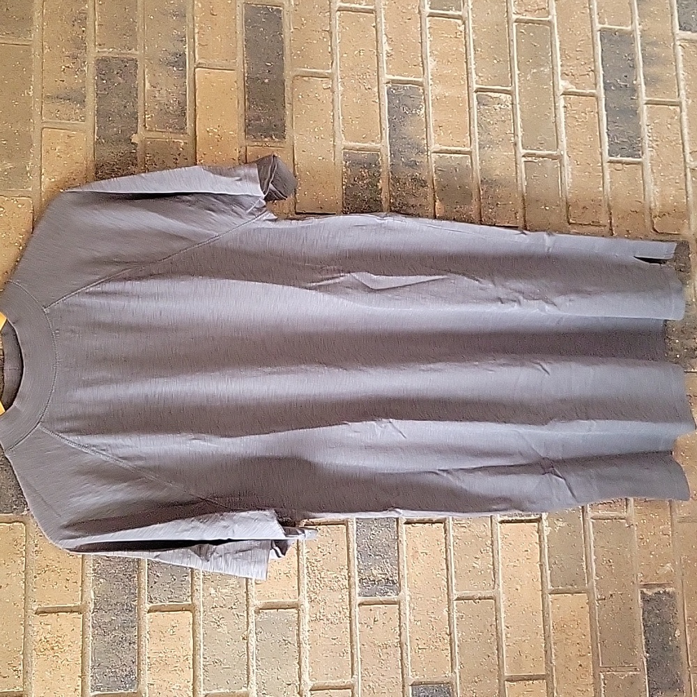Universal Thread, short sleeve, gray, mock neck, T Shirt dress, size M - Picture 8 of 10